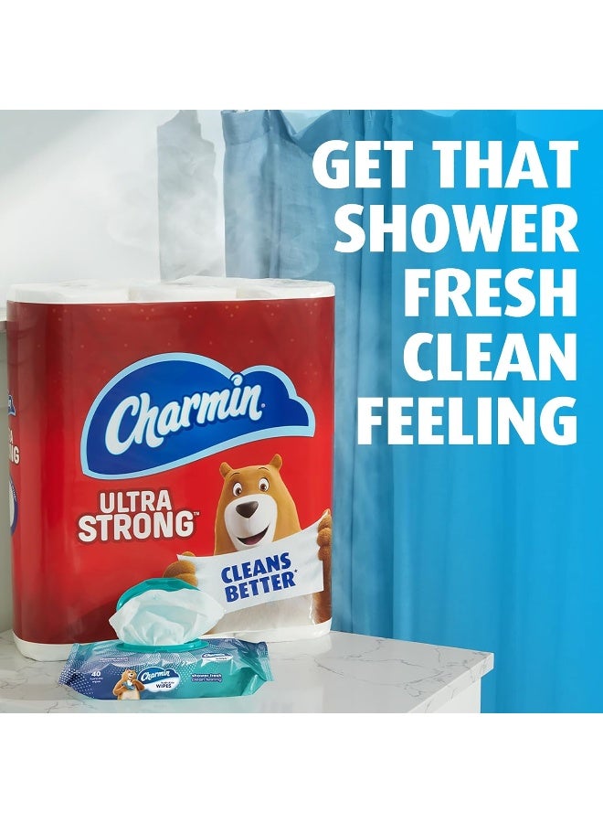 Charmin Flushable Wipes, 40 Wipes (Pack of 4), 160 Total Wipes - Image 4